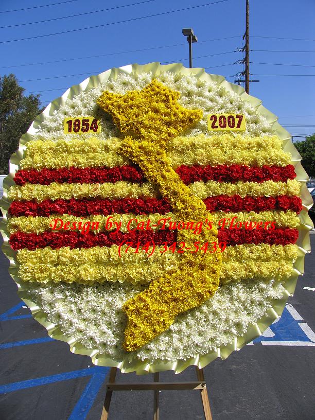 Cat Tuong Flowers Orange County Santa Ana Funeral Arrangement Special Logos