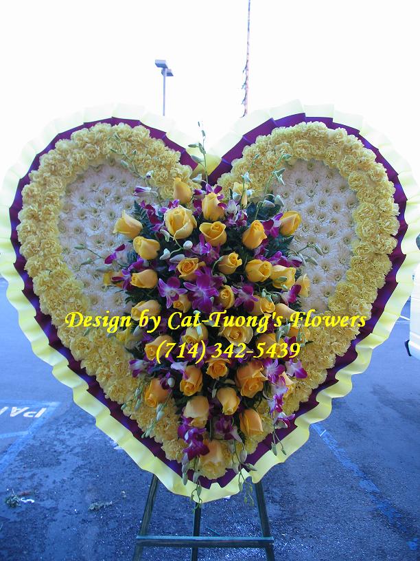 Cat Tuong Flowers Orange County Santa Ana Funeral Arrangement Special Logos