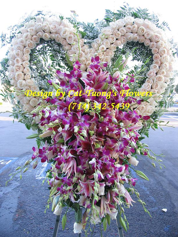 Cat Tuong Flowers Orange County Santa Ana Funeral Arrangement Special Logos