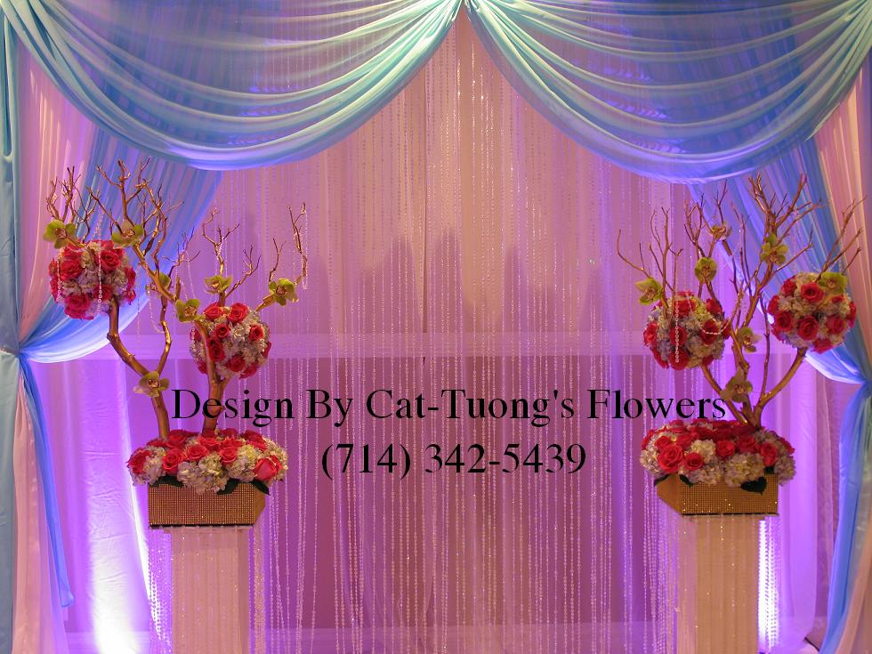 Cat Tuong Flowers Orange County Santa Ana Wedding Decorations Receptions