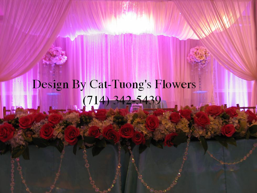 Cat Tuong Flowers Orange County Santa Ana Wedding Decorations Receptions