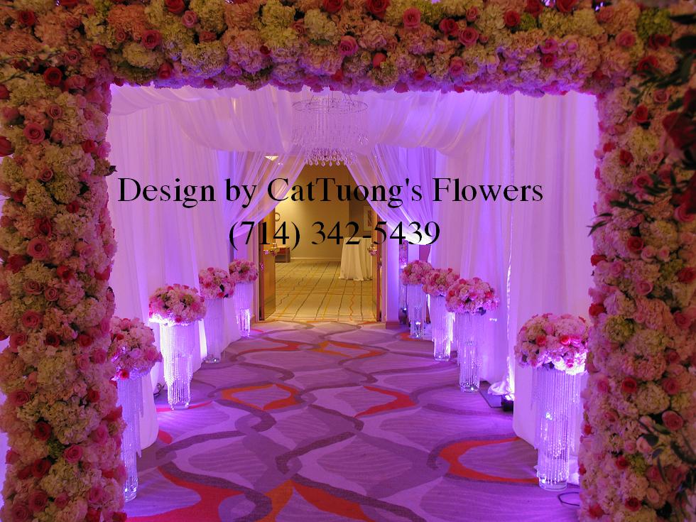 Cat Tuong Flowers Orange County Santa Ana Wedding Decorations Receptions