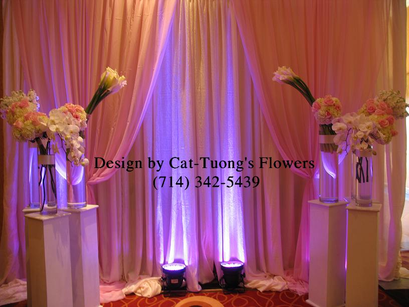 Cat Tuong Flowers Orange County Santa Ana Wedding Decorations Receptions