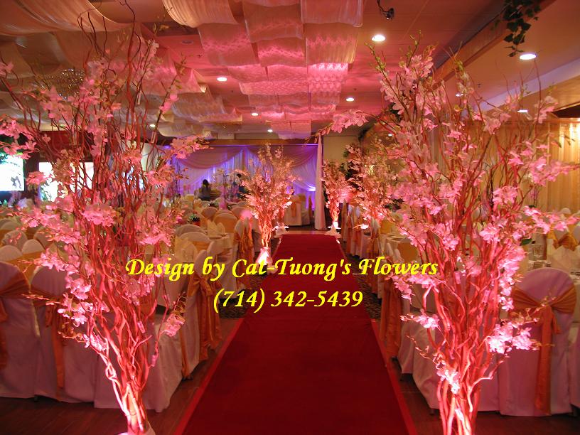 Little Saigon Cat Tuong Flowers Orange County Santa Ana Wedding Decorations Receptions