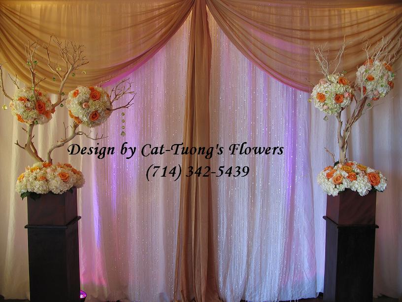 Little Saigon Cat Tuong Flowers Orange County Santa Ana Wedding Decorations Receptions