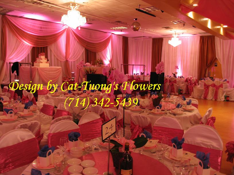 Cat Tuong Flowers Orange County Santa Ana Wedding Decorations Receptions