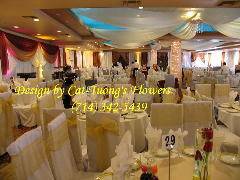 Cat Tuong Flowers Orange County Santa Ana Wedding Decorations Receptions