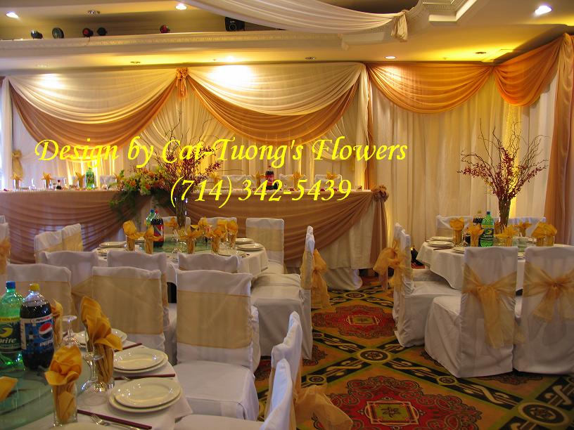 Cat Tuong Flowers Orange County Santa Ana Wedding Decorations Receptions