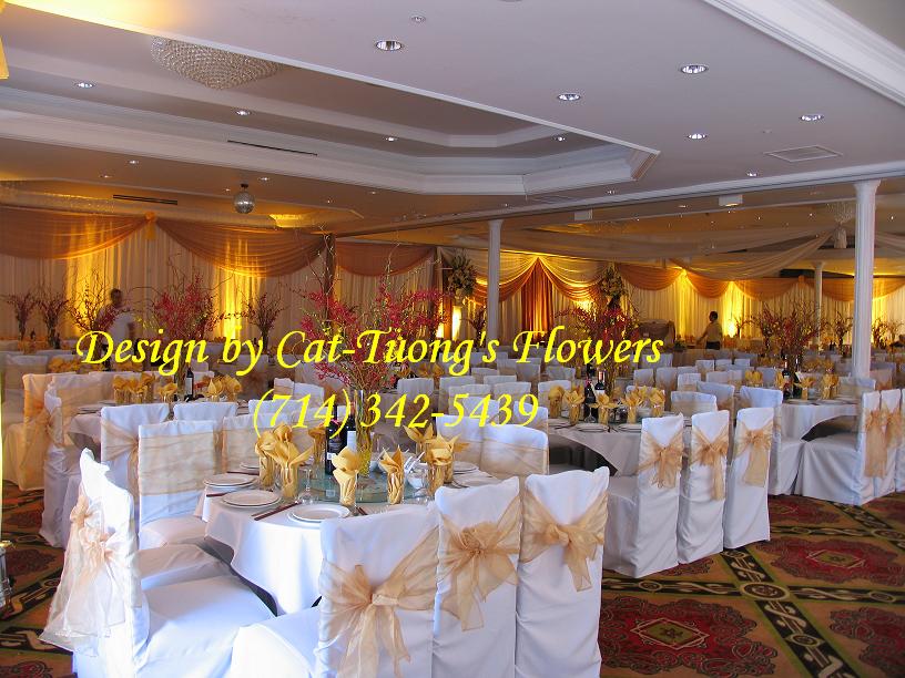 Cat Tuong Flowers Orange County Santa Ana Wedding Decorations Receptions