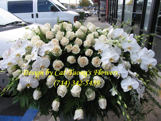 Cat Tuong Flowers Orange County Santa Ana Funeral Arrangement