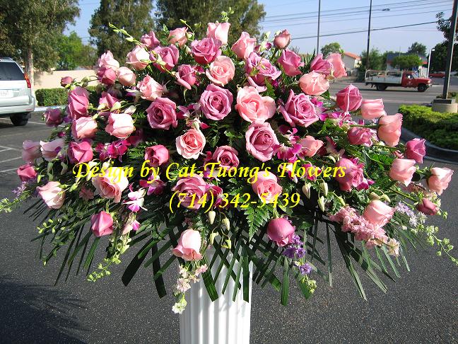 Cat Tuong Flowers Orange County Santa Ana Funeral Arrangement