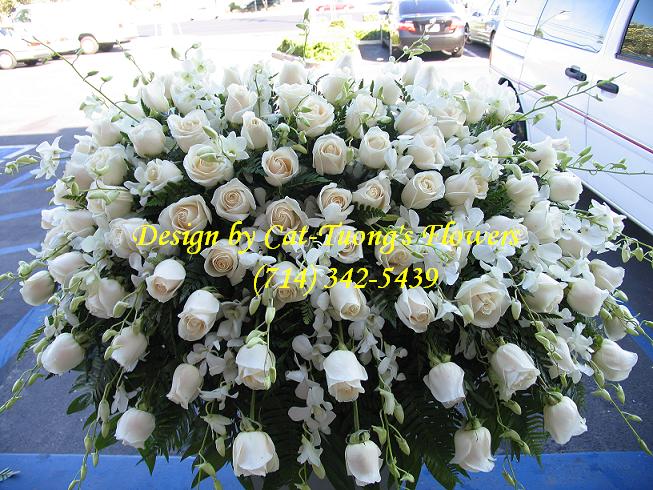 Cat Tuong Flowers Orange County Santa Ana Funeral Arrangement