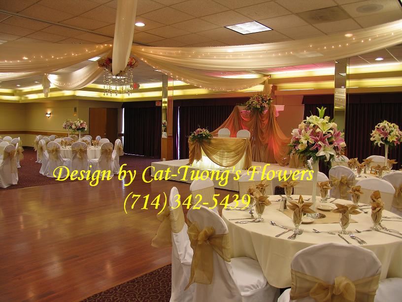 Little Saigon Cat Tuong Flowers Orange County Santa Ana Wedding Decorations Receptions