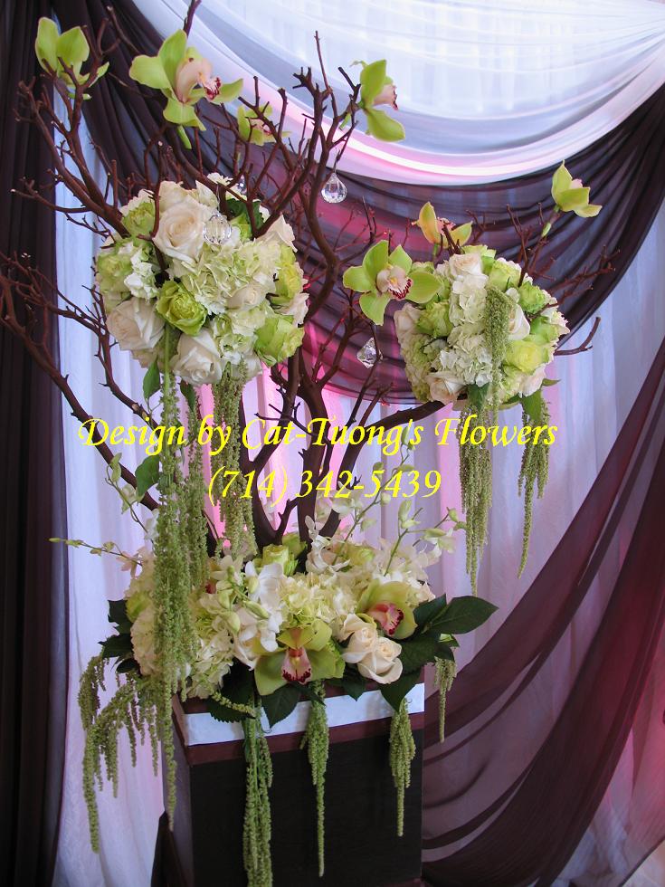 Cat Tuong Flowers Orange County Santa Ana Wedding Decorations Receptions