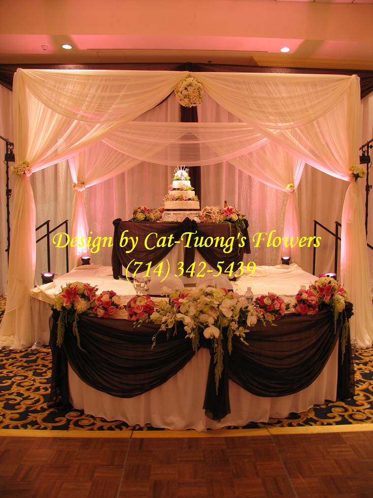 Cat Tuong Flowers Orange County Santa Ana Wedding Decorations Receptions