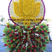 Cat Tuong Flowers Orange County Santa Ana Funeral Arrangement Lotus Hoa Sen