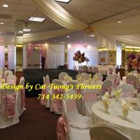 Cat Tuong Flowers Orange County Santa Ana Wedding Decorations Ceiling Draping