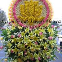 Cat Tuong Flowers Orange County Santa Ana Funeral Arrangement Lotus Hoa Sen