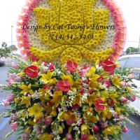 Cat Tuong Flowers Orange County Santa Ana Funeral Arrangement Lotus Hoa Sen