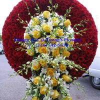 Cat Tuong Flowers Orange County Santa Ana Funeral Arrangement Wreath