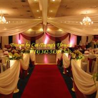 Cat Tuong Flowers Orange County Santa Ana Wedding Decorations Ceiling Draping