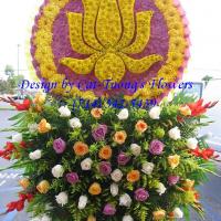 Cat Tuong Flowers Orange County Santa Ana Funeral Arrangement Lotus Hoa Sen