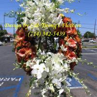 Cat Tuong Flowers Orange County Santa Ana Funeral Arrangement Wreath