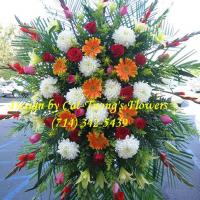 Cat Tuong Flowers Orange County Santa Ana Funeral Arrangement Sprays