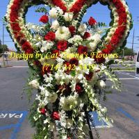 Cat Tuong Flowers Orange County Santa Ana Funeral Arrangement Heart