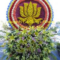 Cat Tuong Flowers Orange County Santa Ana Funeral Arrangement Lotus Hoa Sen