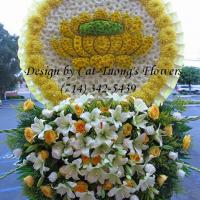 Cat Tuong Flowers Orange County Santa Ana Funeral Arrangement Lotus Hoa Sen