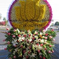 Cat Tuong Flowers Orange County Santa Ana Funeral Arrangement Lotus Hoa Sen