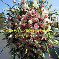 Cat Tuong Flowers Orange County Santa Ana Funeral Arrangement Sprays