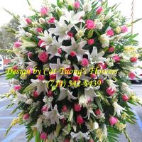 Cat Tuong Flowers Orange County Santa Ana Funeral Arrangement Sprays