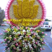 Cat Tuong Flowers Orange County Santa Ana Funeral Arrangement Lotus Hoa Sen