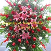 Cat Tuong Flowers Orange County Santa Ana Funeral Arrangement Sprays