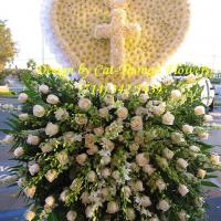 Cat Tuong Flowers Orange County Santa Ana Funeral Arrangement Cross