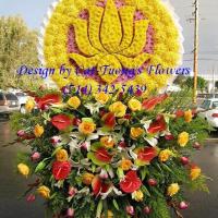 Cat Tuong Flowers Orange County Santa Ana Funeral Arrangement Lotus Hoa Sen