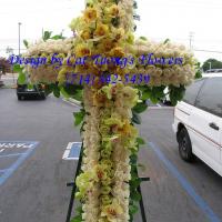 Cat Tuong Flowers Orange County Santa Ana Funeral Arrangement Cross