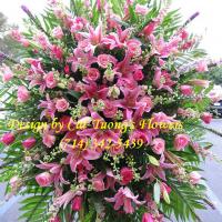 Cat Tuong Flowers Orange County Santa Ana Funeral Arrangement Sprays