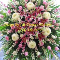 Cat Tuong Flowers Orange County Santa Ana Funeral Arrangement Sprays