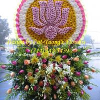 Cat Tuong Flowers Orange County Santa Ana Funeral Arrangement Lotus Hoa Sen