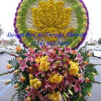 Cat Tuong Flowers Orange County Santa Ana Funeral Arrangement Lotus Hoa Sen